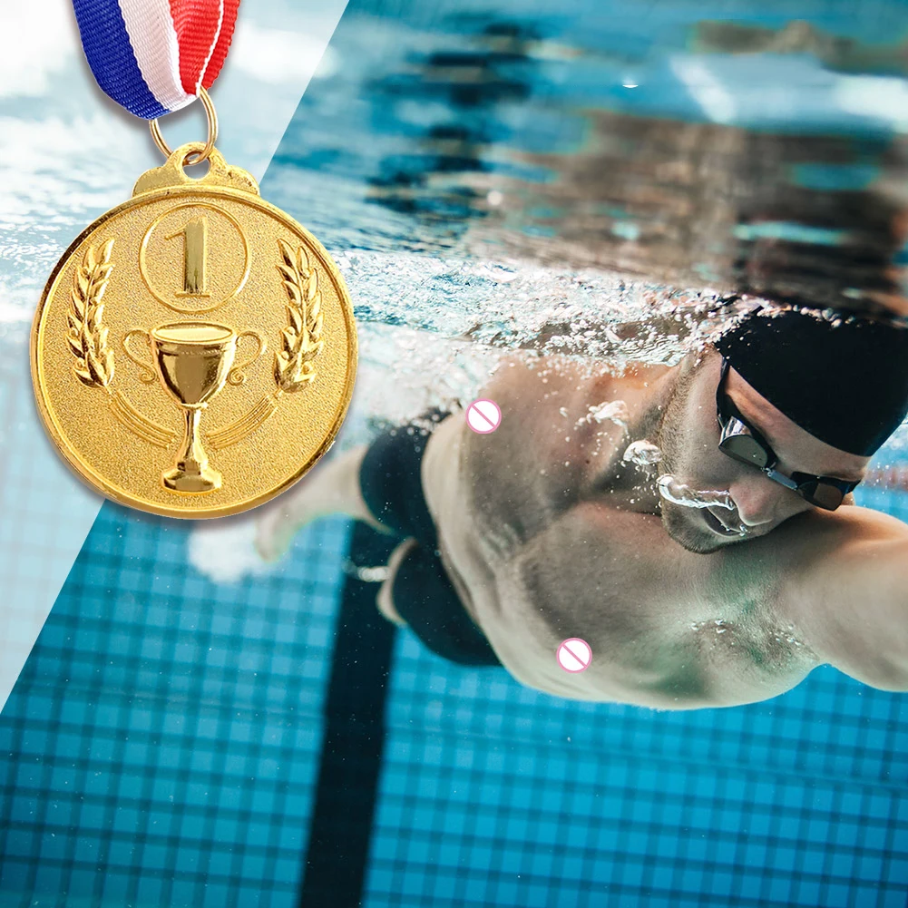 1-10PCS Winner Reward Zinc Alloy Award Medals Trophy ren Sports Game Prize Awards for Cheerleading Football Competition