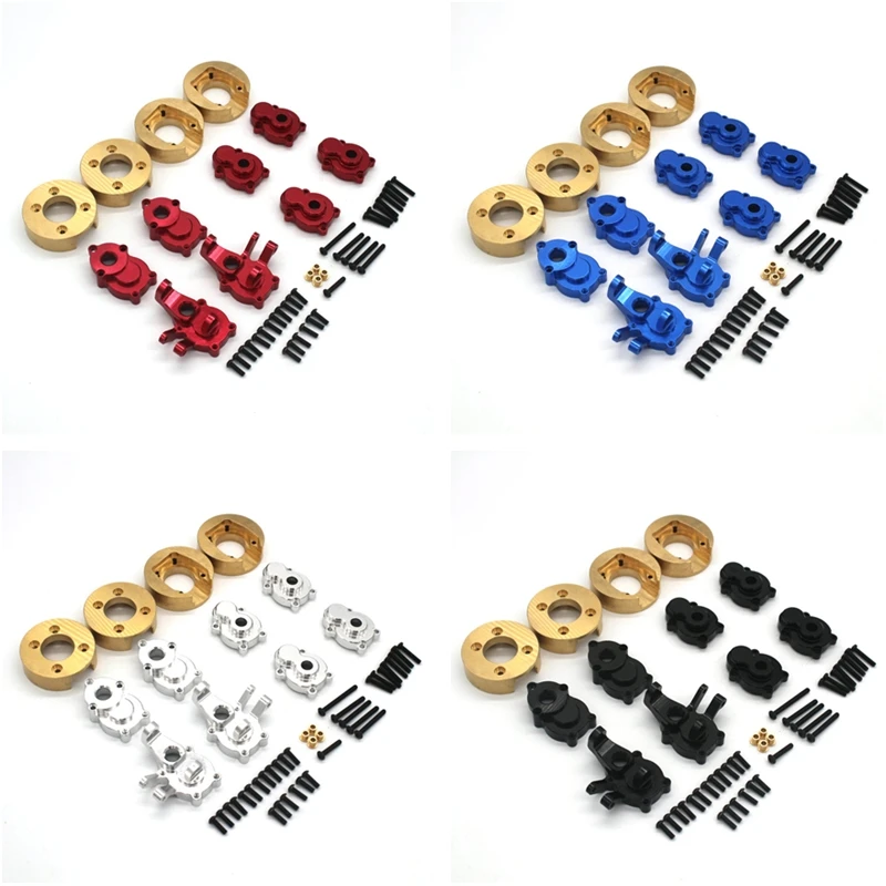 

Metal Portal Axle Gear Housing Brass Weight For Absima CR1.8 Yucatan CR3.4 SHERPA YK4082 YK4102 1/8 1/10 RC Car Upgrade Parts