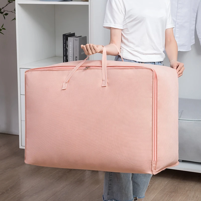Large Capacity Clothes Storage Bag Waterproof Cabinet Wardrobe Organizer Quilt Pillow Blanket Organizer Dustproof Bedding Storag 4