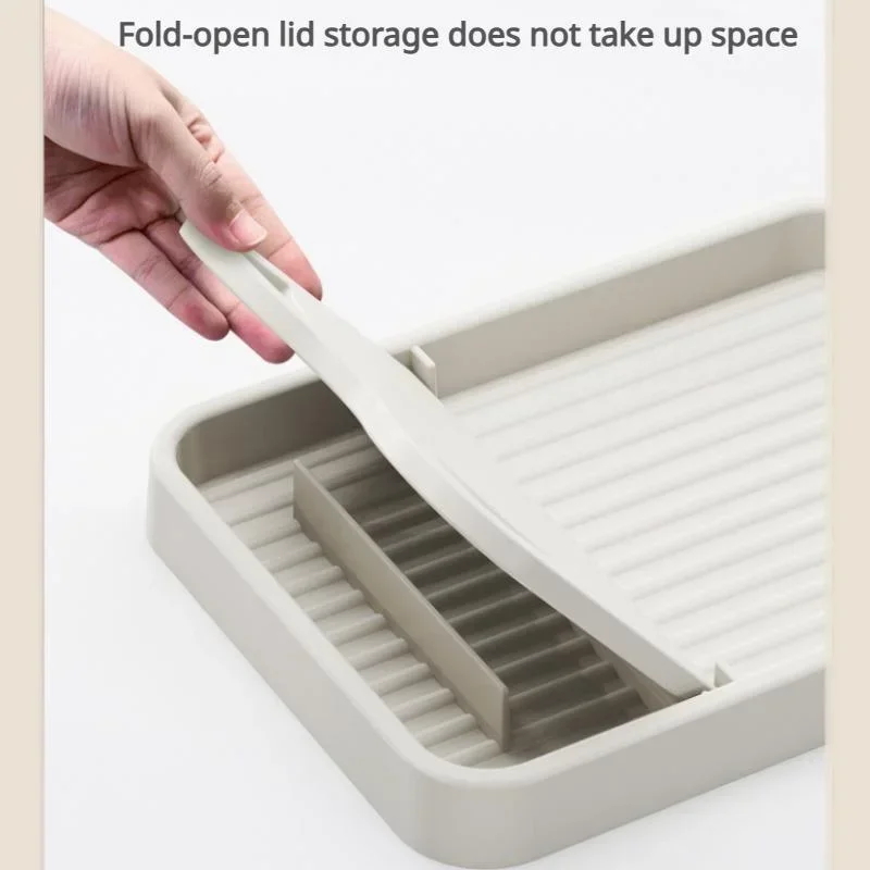 Cute Cat Ears Pot Lid Holder Pot Holder Foldable Lid Stand Rack Spoon Rest Spatula Soup Spoon Storage Shelf Kitchen Accessories