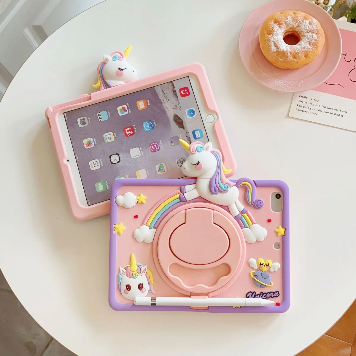 

Чехол для iPad, с поворотной ручкой, подходит для IPad 10 поколения 2024 iPad 10,2 Air1/2/3/9,7 Mini 6