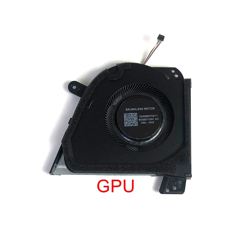 노트북 CPU GPU 냉각 선풍기, Asus ROG 제피러스 M16, GU603, GU603HR, GU603ZM, GU603ZE, GU603ZW, 13NR08R0T02111, 03111, DC12V 1A 용,