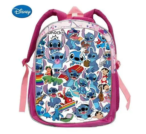 Lilo And Stitch-mochila de dibujos animados 3D para niños y niñas, Mochilas  escolares impermeables para niños de 2 a 5 años - AliExpress