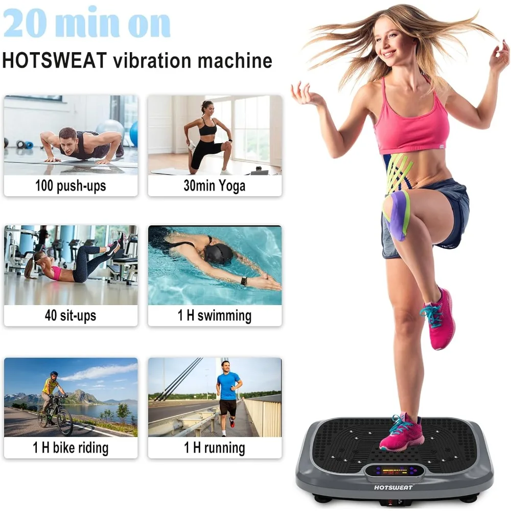Vibration Plate Exercise Machine for Home Fitness