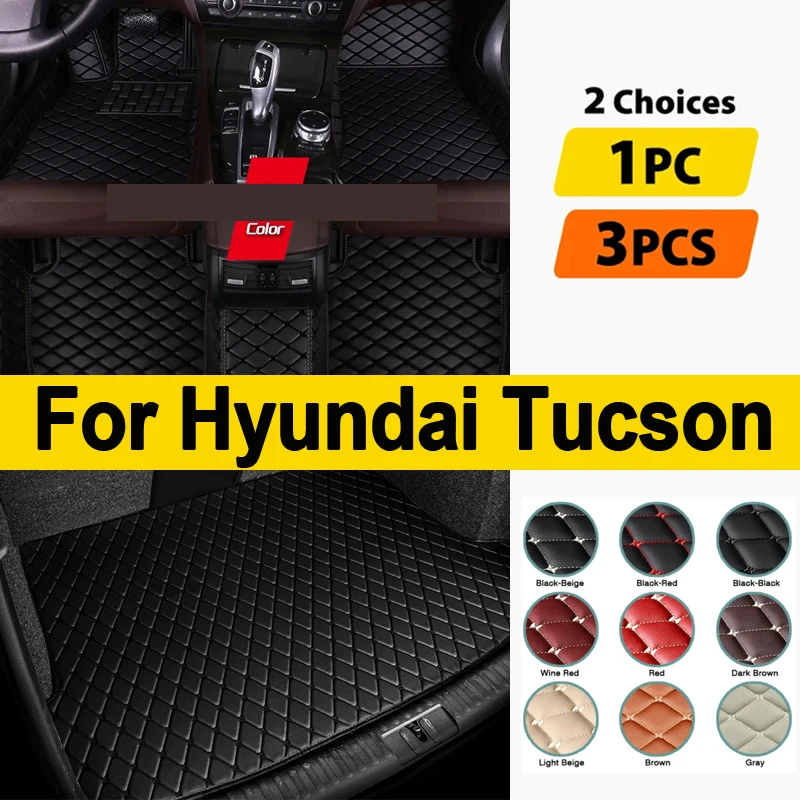 

Автомобильные коврики для Hyundai Tucson 2015 2016 2017 2018, оригинальные автомобильные подкладки для ног, аксессуары для крышки