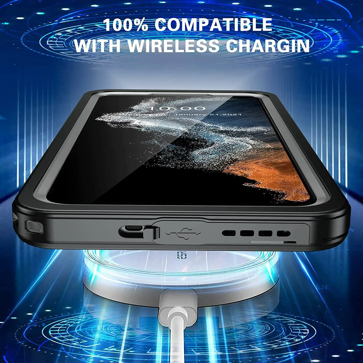 Enhanced Waterproof Full Body Shockproof Case