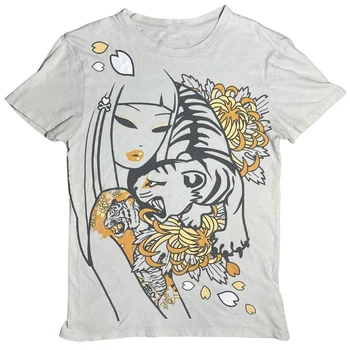 Woman Clothes For Women Kpop Baby Tees Y2k Top Kawaii Women's Cropped 90s Clothes Vintage Graphic T Shirts Clothing Female Emo 1