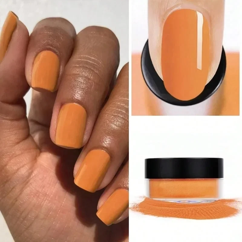 10g pumpkin/black nail acrylic polymer gel extender, suitable for professional nail gel carving accessories 3