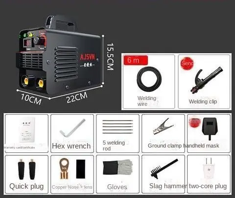 New 220V Adjustable 20A-250A 4200W Handheld IGBT Inverter Arc Welder-Welding Machine Digital Display Mini Portable Welding Tool 4