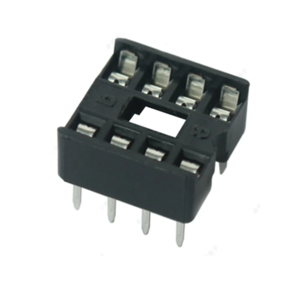 

10PCS 8pin DIP IC Sockets Adaptor Solder Type 8 Pin 100% Original 2.54mm DIY