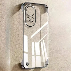Custodia protettiva rigida ultra sottile trasparente con rivestimento elettrolitico - Cover senza cornice per telefono