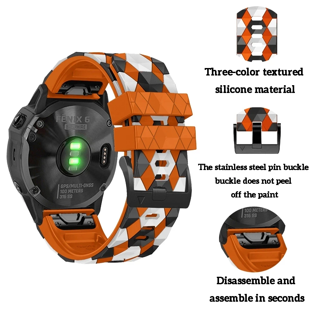 Silicone Watch Band - Durable and Versatile Design, Multiple Sizes Available