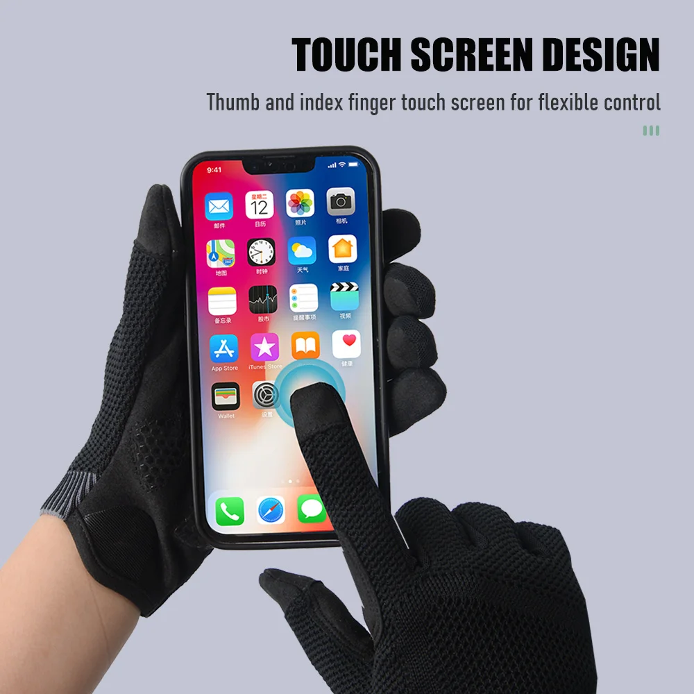 ThinkRider Cycling Gloves Winter Full Finger MTB Bike Bicycle Sports Gloves Men Women Knitted Gym Motorcycle Gloves 5
