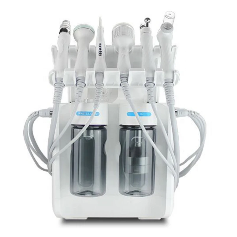 

Professioal 6 in 1 Hydra Machine Aqua Facial Skin Care H2O2 Water Peeling Dermabrasion Skin Rejuvenation Cleaning Machine