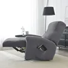 Jacquard Recliner Sofa Cover Non-slip Sofa Cover All-inclusive Single Seater Couch Slipcover Armchair 4PCS/Set 4
