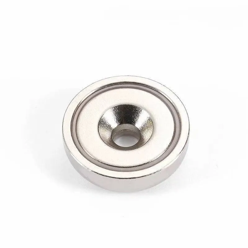 D16 D20  D32  mm neodymium magnetic material cup pot magnet with countersunk hole  permanent magnetic chuck  for sale images - 6