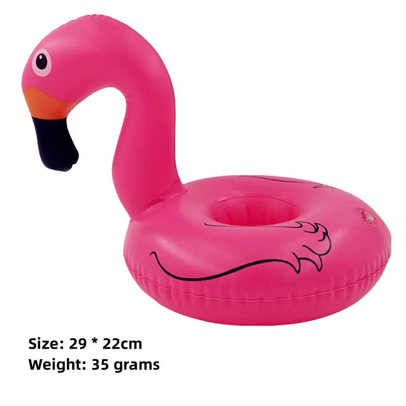 1Pcs Schwimm Tasse Aufblasbare Flamingo Getränke Tasse Halter Schwimmen Pool Untersetzer Schwimm Gerät Rosa Spielzeug Getränke Halter – Detail 32