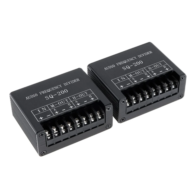 

Elevates Your Vehicles Audios Quality with the SQ200 Midrange Frequency Divider Expansion Kits Plastic for Audiophiles