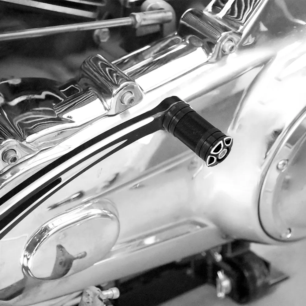 Motorcycle Shift Gear Lever Shifter Peg Aluminum For Harley Sportster 883 1200 Dyna Fat Bob Breakout Softail Touring Custom motorcycle accessories motorcycle foot pedals motorcycle shift rod