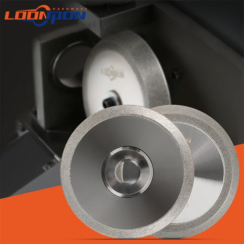 3" Diamond Grinding Wheel Electroplate Dish Grinding Circle Cutter for Tungsten Steel Milling Cutter Tool Sharpener 78x12.7mm cutting disc grinding disc abrasive wheel grinding wheel