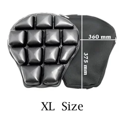 Enhanced Air Pad Motorcycle Seat Cushion Cover Universal (XL Size(no pump))