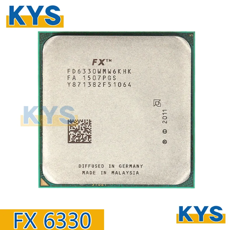 AMD FX 시리즈 FX-6330 6330 3.6GHz 6 코어 CPU 프로세서 95W F - 티몬