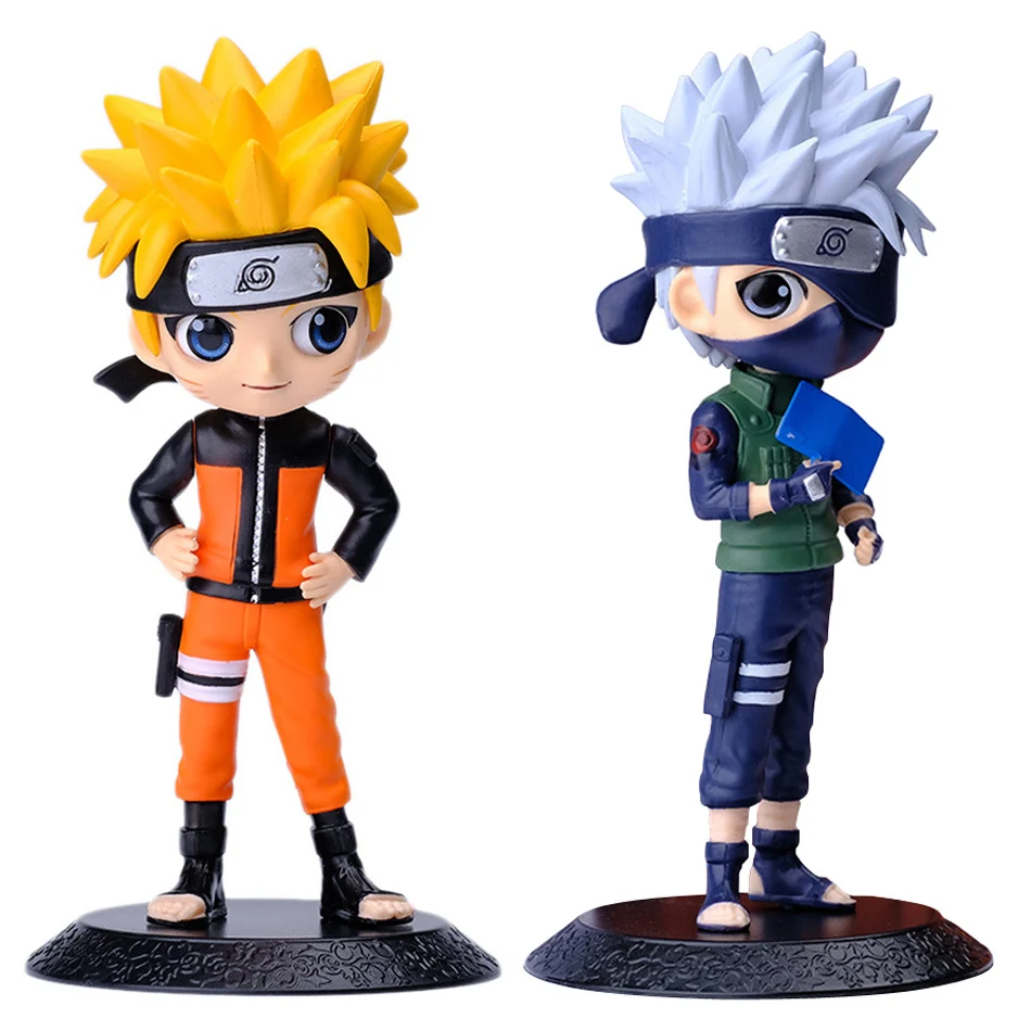 Naruto Uzumaki Action Figures para Crianças, Kakashi, desenho animado de  Sasuke, figurinhas de modelo de anime, brinquedos para meninos