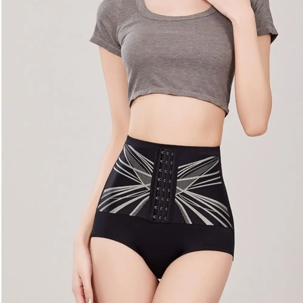 Description Picture 4 of itemHigh Waist Slimming Shapewear Buckle Shapers Seamless Panties Women Lingerie Belly Contracting Tummy Control Underpants