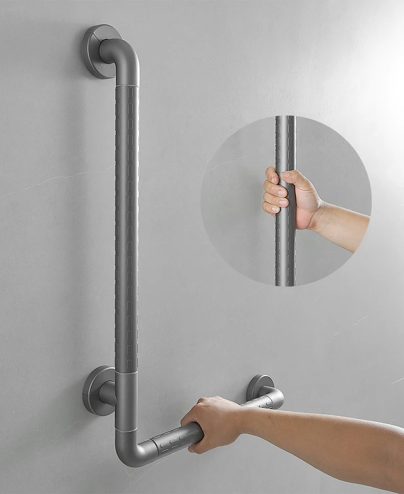 Description Picture 6 of itemBathroom Equipment Toilet Armrest Elderly Compression Handle Support Bars Bathrooms Bathtub Safety Rod Bar Fixed Wall Bed Grab