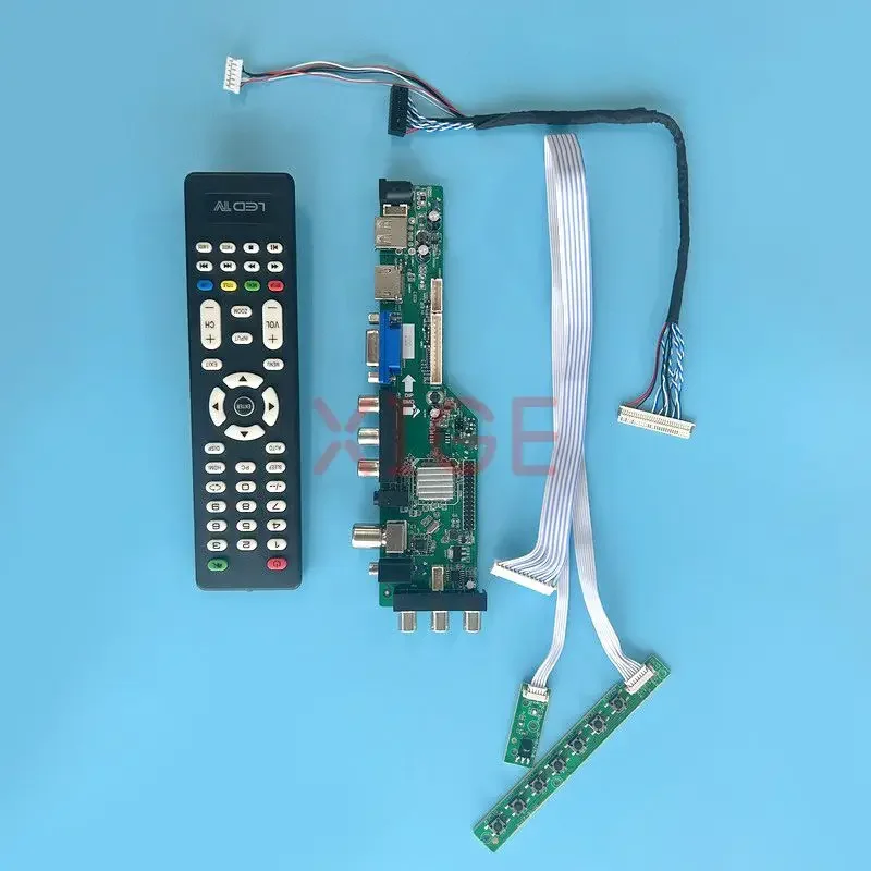 

For G156HAN02 G156HAN04 Controller Driver Board 30-Pin LVDS 1920*1080 LCD Panel Digital Signal DVB 15.6" Kit DIY AV+USB+DHMI+VGA