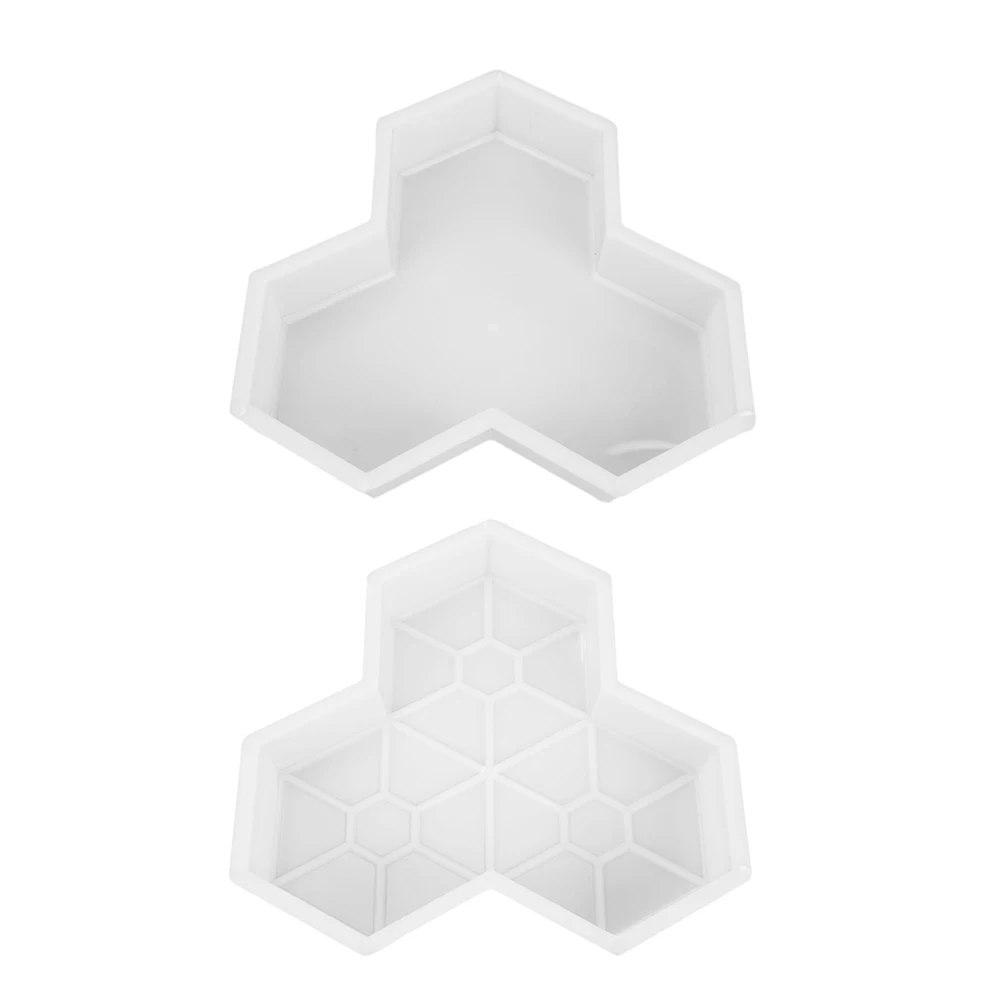 DIY Plastic Garden Yard Paving Mold Maple Leaf Walkway Mold Paving Brick Mould Cement Brick Stone Road Concrete Molds
