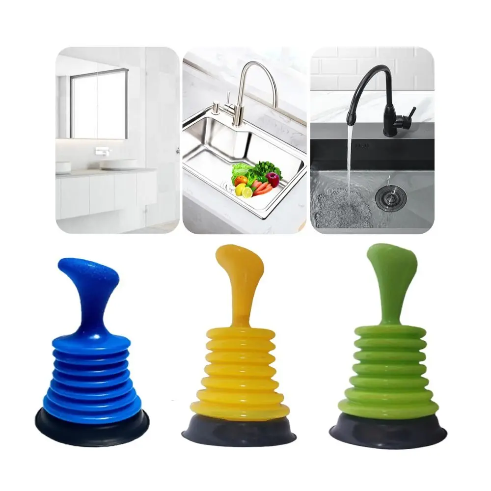 Suction Cup Pipeline Dredge Sink Drain Pipe Tool Bath Buster Sucker Clog Remover Sink Toilet Plungers Kitchen Cleaning Tool