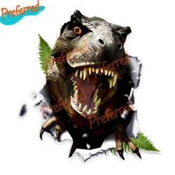 3D Dinosaur Tyrannosaurus Jurassic Car Sticker Decal for Your All Cars Racing Laptop Motorcycle Helmet Trunk Surf Camper