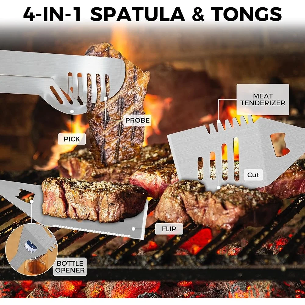 32 Piece Portable Grill Tool Set 3