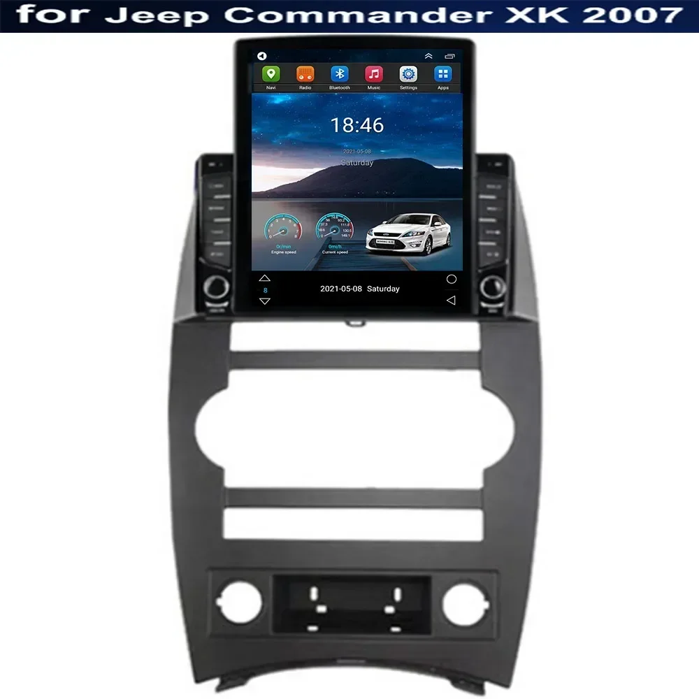 

Автомагнитола 2DIN на Android 13 для Jeep Commander XK 2007, мультимедийный видеоплеер с GPS, стерео, Carplay, DSP, RDS, камера