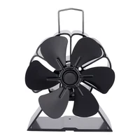 Mini Stove Fan 6 Blade Heat Powered Fireplace Fan Log Wood Burner Eco-fan Quiet Fireplace Fan Home Winter Warm Heat Distribution 3