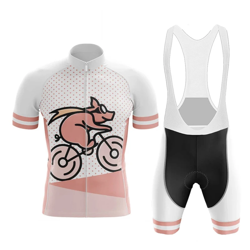 Cycling Jersey Set Cycling Suit Cycling Jersey Cartoon Cycling Jersey Set Summer Bicycle Cycling Clothing MTB Bike Clothes Uniform Men Wear