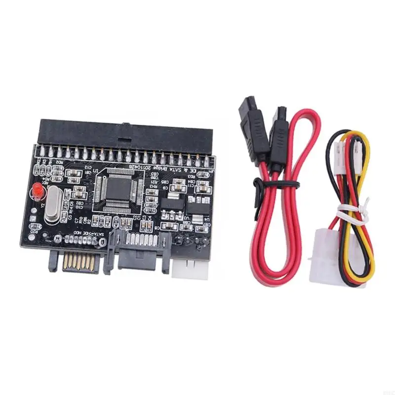 B9HC Versatile IDE to Adapter Converts Devices 1x7PIN Data Cable 1xIDE Cord