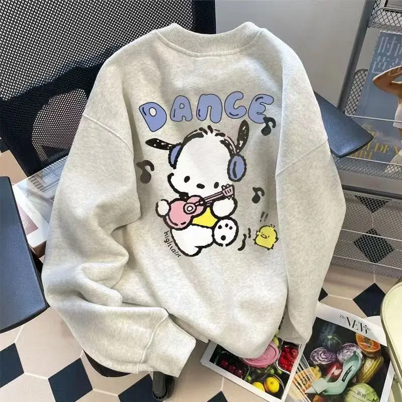 Sanrio Kawaii Pochacco Sweatshirt Children Cartoon Cute