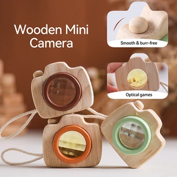 Baby Wood Colorful Camera - Wooden Toys 3