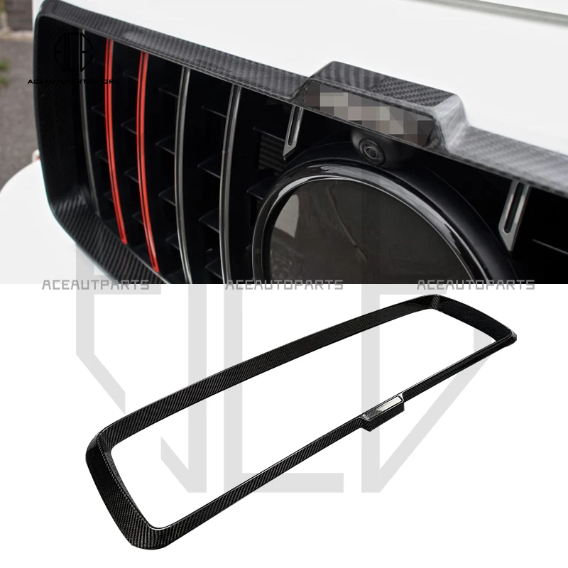 

2019-2022 G class w464 G63 carbon finber front grill frame for w463A G63 G500 G350 to B900 style carbon finber grille frame