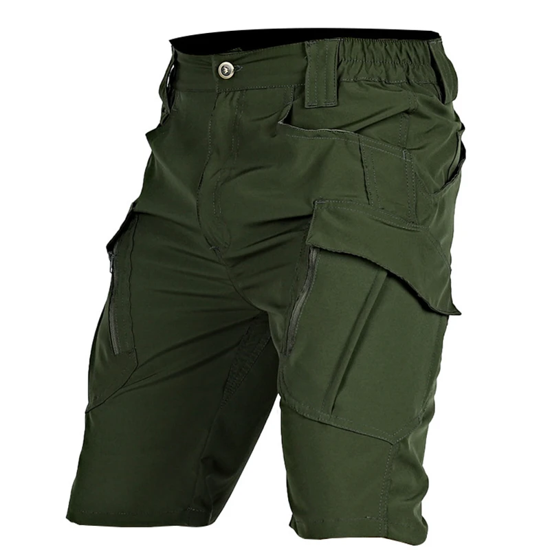 TRVLWEGO Men's Tactical Cargo Shorts Quick Dry Hiking Work Pants with Multi Pockets Leisure Travel Fishing Shorts 4