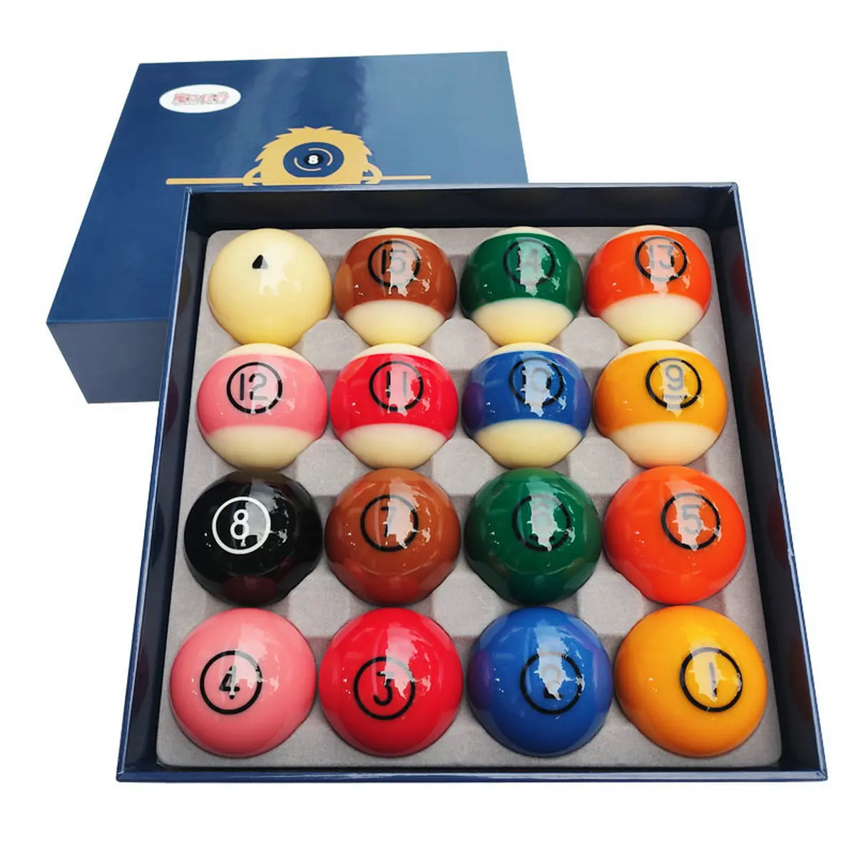 Belgium DYNASPHERE Magic King Phenolic Billiard Pool Ball Set 2-1/4"