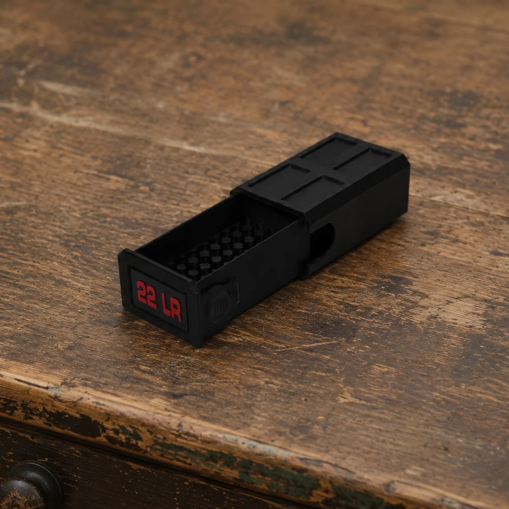 Compact Portable Ammunition Storage Box - 50-Round Capacity with Quick-Access Drawer