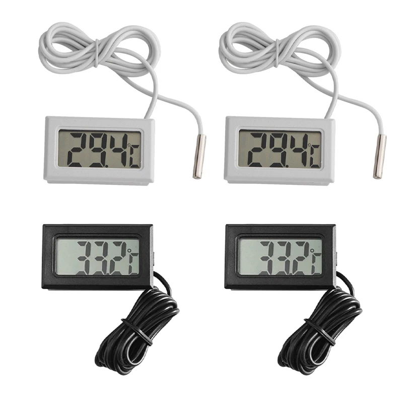 VFANDV Termometro Digitale 5 Pezzi, Mini LCD Digitale Termometro Monitor di Temp VFANDV Termometro Digitale 5 Pezzi, Mini LCD Digitale Termometro Monitor di Temp