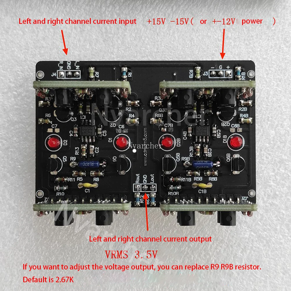 Módulo de Transferência Atual do Laço Aberto de Nvarcher Lpf para Marantz Hdam iv Tda1541 Tda1541a - Image 2