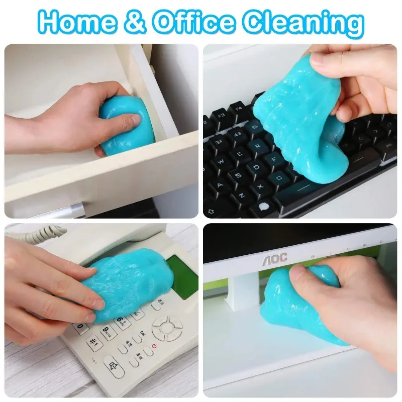 Multi-functional cleaning soft glue magic car cleaning artifact crystal clay computer keyboard gap paste ash gel