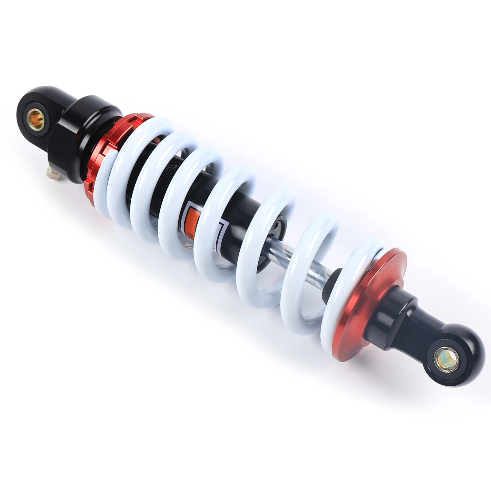 290mm ATV Hinterer Stoßdämpfer, Hochleistungs-980lbs-Federung für Dirt Bike Quad, Aluminiumlegierung Schwarz Weiß Rot – Detail 14