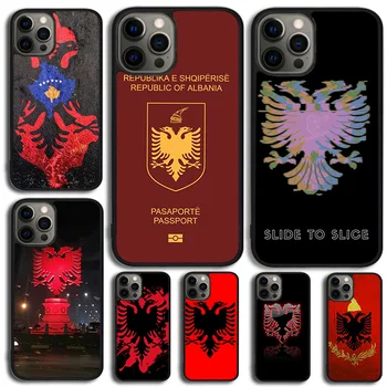 Albanian Flag Eagle Phone Case For iPhone 14 15 13 12 Mini XR XS Max Cover For Apple iPhone 11 Pro Max 6 8 7 Plus SE2020 Coque- Albanian Flag Eagle Phone Case For iPhone 14 15 13 12 Mini XR XS Max Cover.jpg