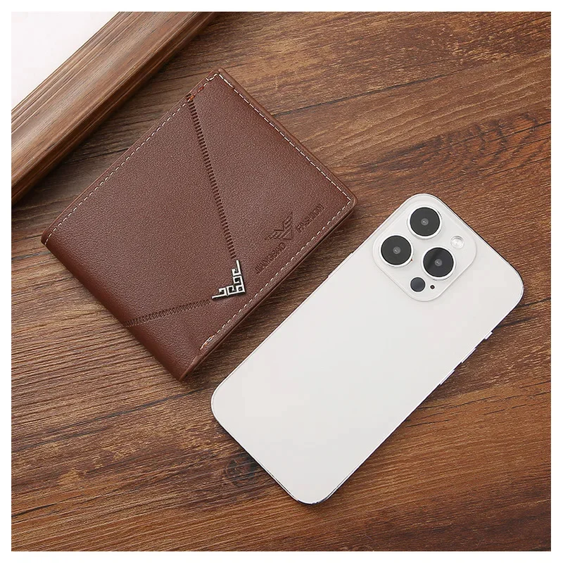 Slim Leather Wallet RFID Blocking Bifold Front Pocket Minimalist Credit Card...